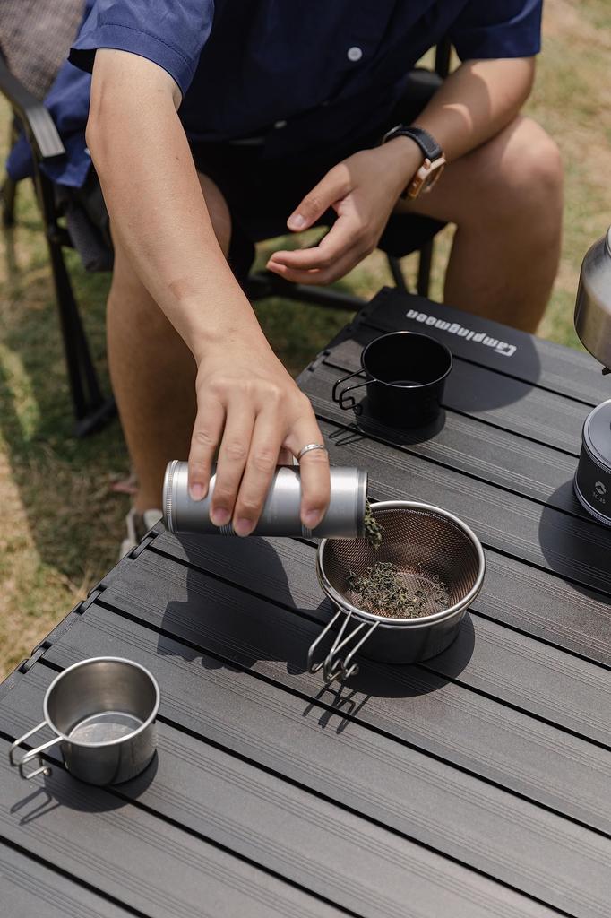 camping moon Camping Coffee Canister 2 Tier Type CNC Cutting Duralumin CC-51-H