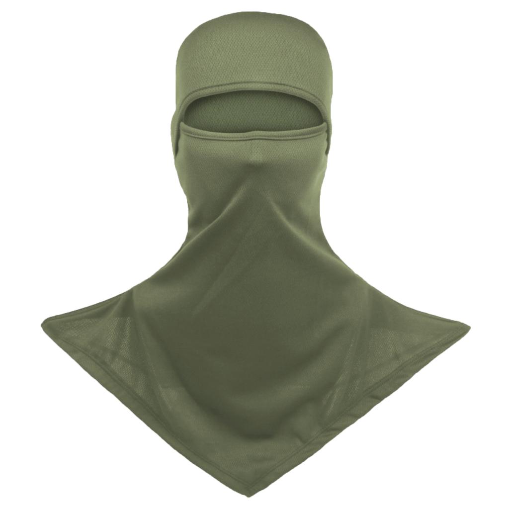 Full Face Cover Balaclava Mask Breathable Lightweight Fabric UV Protection Neck Gaiter for Outdoor Activities Cycling Running Hiking