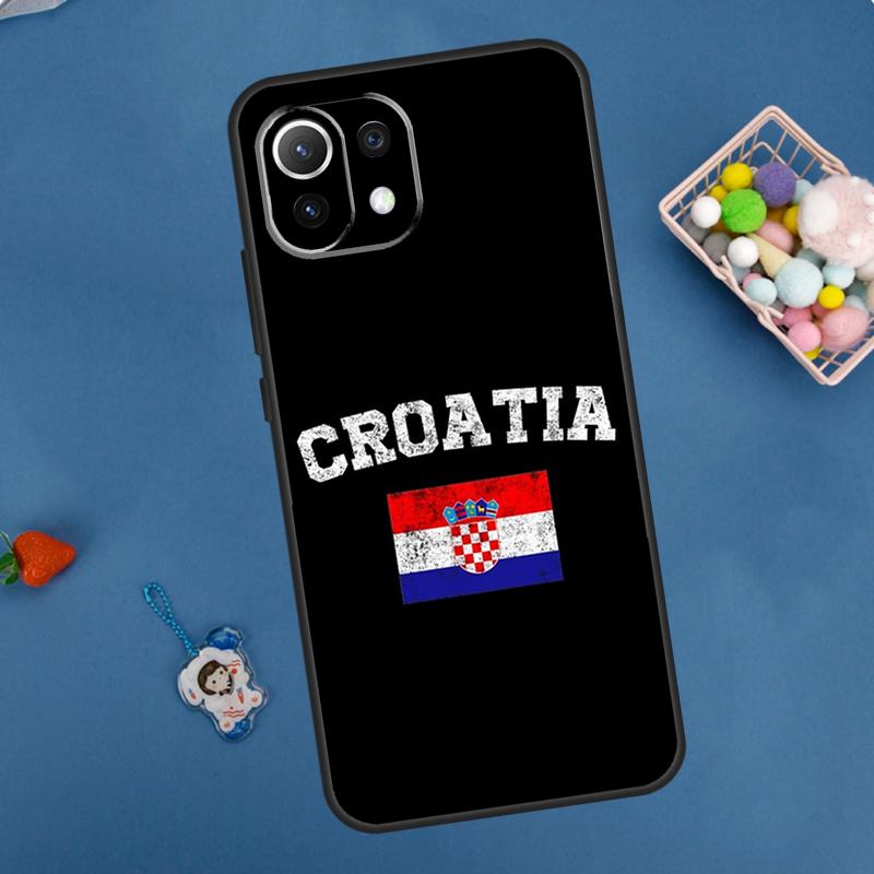 Croatia Flag Coat of Arms Case For Xiaomi 14 13 15 Ultra 11T 12T 13T 14T Pro POCO X7 Pro X3 X5 F5 F6 M6 X6 Pro Cover