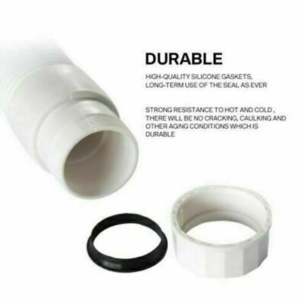 Flexible Sink Waste Pipe with S Type Trap for Bathroom and Kitchen