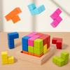 Enlightenment Cube: Wooden Puzzle for Early Childhood Color Recognition and Cognitive Development
