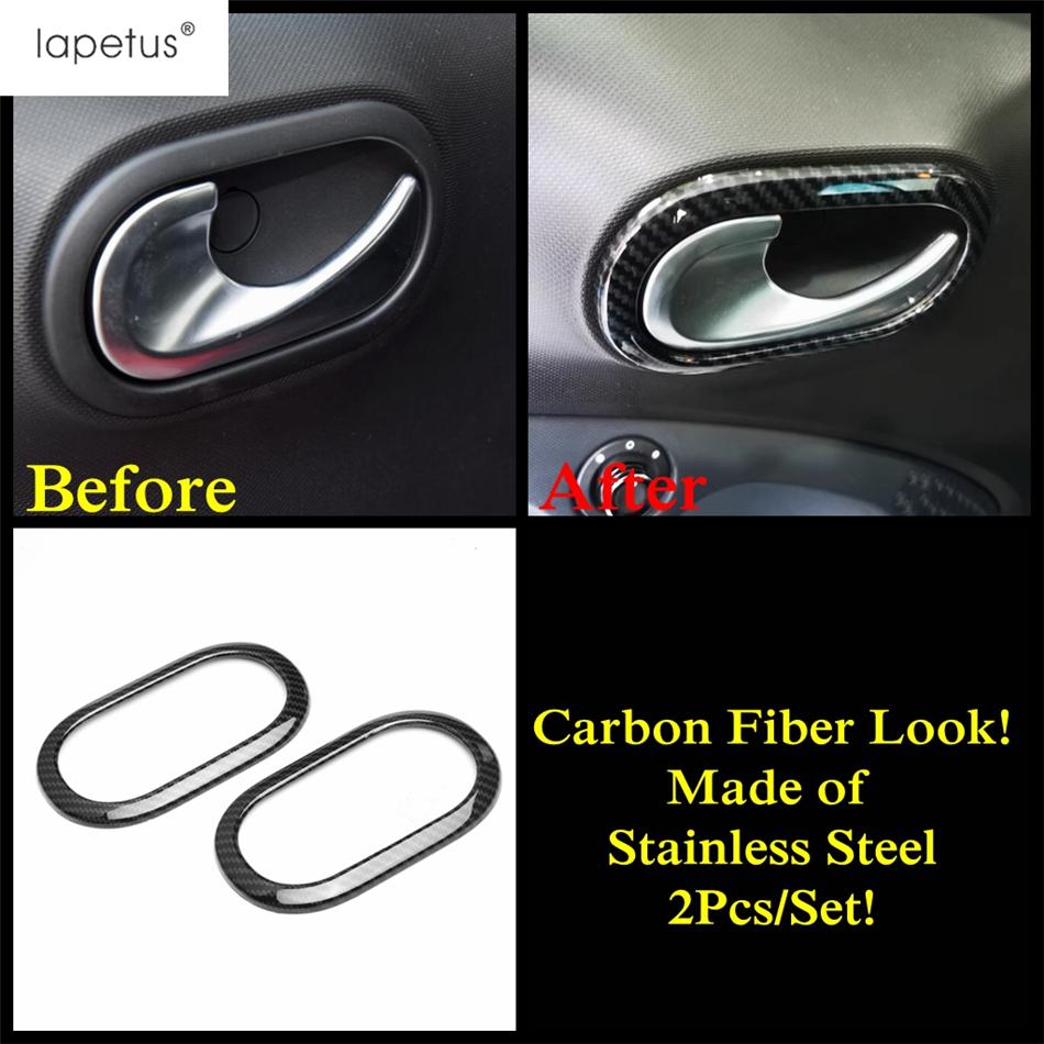 Armrest Window Lift Button / Handle Bowl / Central Middle AC Air Panel Cover Trim Accessories For Smart 453 Fortwo 2015 -