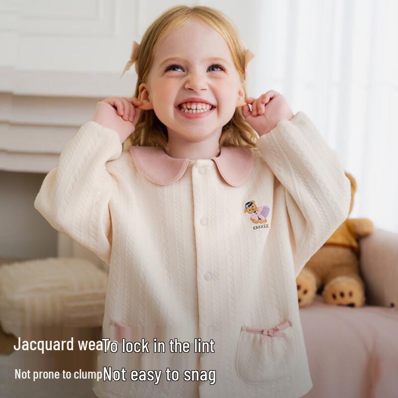 EMXEE Kids' Warm Air Cotton Home Wear Set