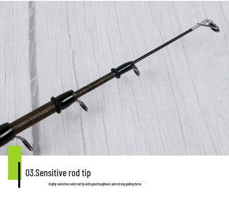 Комплект сверхкоротких телескопических удилищ из углеродного волокна, портативный и универсальный для рыбалки вдали от берега.