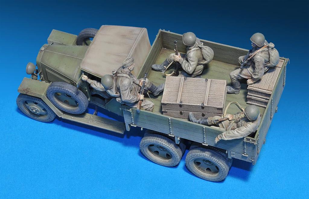 Miniart 1941 Soviet Cargo Truck Plastic Model 1/35 GAZ-AAA