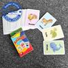 Children Recognition Memory Cards Shape Animal Color Tool Card Learning Flash Toy Infant Early W8U2