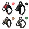 Nylon Dog Harness Collar Adjustable No-Pull Dog Harness Reflective Outdoor Pet Vest for Medium Large Dogs Pet Traction