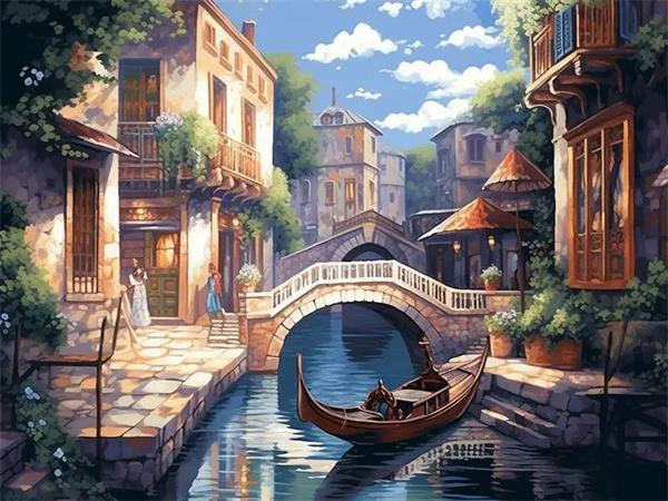 5D Алмазная Картина Новые Поступления Корабль Полный Квадрат Круглый Вышивка Городской Пейзаж Мозаика Домашний Декор