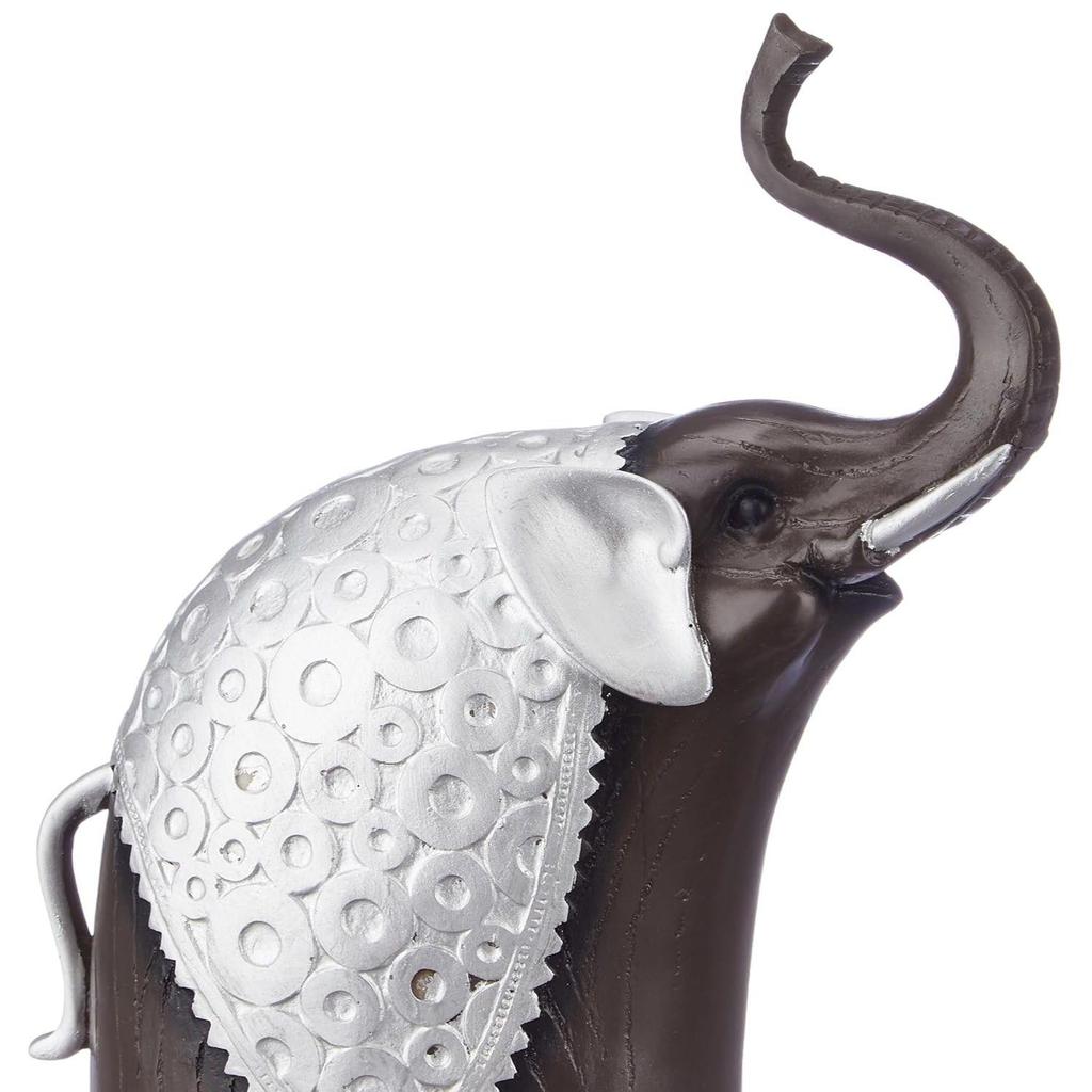 Новые статуэтки слонов в тайском стиле, скульптуры из смолы в стиле фэншуй для матери и ребенка, украшения для домашнего декора (Набор из 2,)