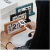 Wooden Flip Calendar - Creative ZAKKA Office and Home Desktop Ornament