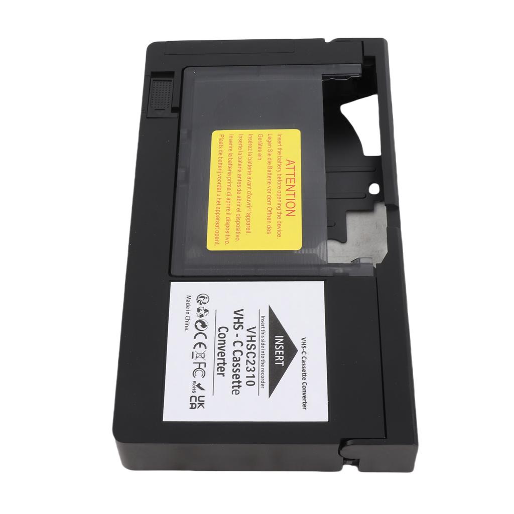 Бокс-адаптер для кассетной видеокамеры для конвертера кассет VHS в VHSC Поддержка воспроизведения записи Управление одной кнопкой
