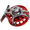 Передняя Зимняя Рыболовная Катушка Муха Полностью Металлическая С Тормозным Усилием КатушкаКрасная Правая Рука
