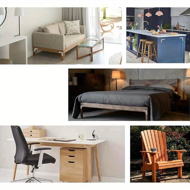 8 шт. угловых кронштейнов, угловые скобы L-образного типа, толстые, из нержавеющей стали, угловые, код 90 градусов, кронштейн для полки, мебельная ссылка, код ежедневной связи