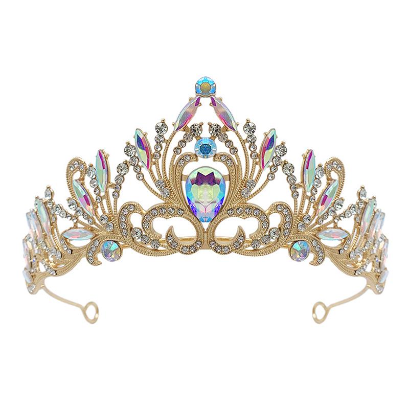 Elegant Girls Tiara Crown For Women Party Wedding Princess Bridal Crown Hair Jewelry