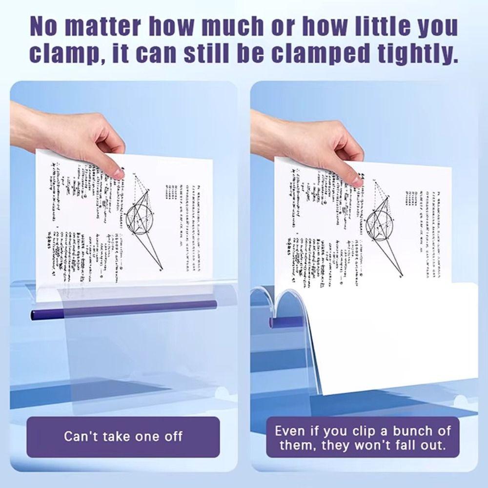 10 шт./комплект Вытяжной стержень Папка для файлов формата А4 Водонепроницаемый Офисный органайзер для документов Зажим для хранения контрольных работ Студенты