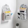 Large Capacity Cotton Linen Storage Bag Home Wall Mounted Organizer Hanging Bag Closet Toy Box Container Organizer Fabric Basket