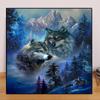 DIY алмазная живопись два волка набор для вышивки крестом мозаика искусство алмазная живопись полный круг/квадратный алмаз украшение дома