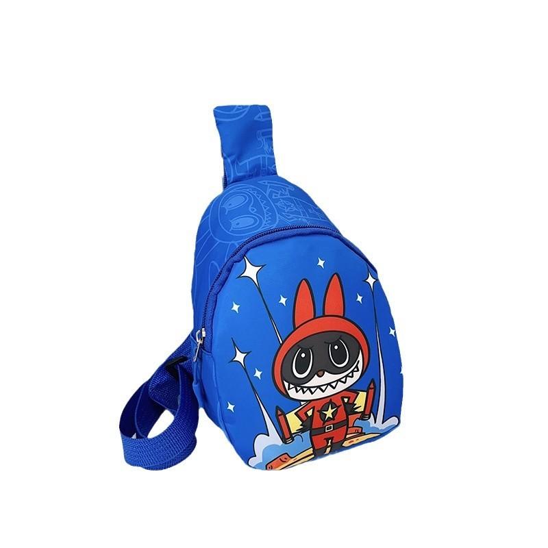 Stylish Childrens Chest Bag Large Capacity Playful Cartoon Design Trendy Sling Purse For Boys Girls And