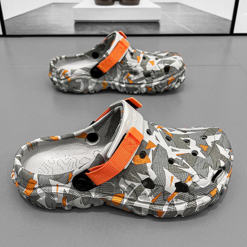 Men's Clogs, Slip-on Closed Toe Sandals, Soft Sole Walking Shoes, Outdoor Garden Shoe Beach Sandals