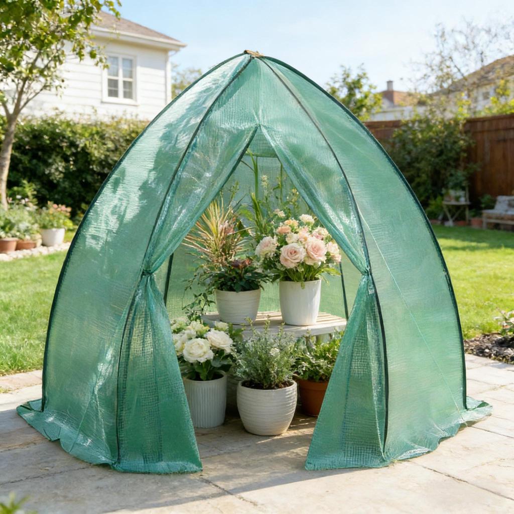 Teepee Greenhouse, Garden Greenhouse, Conical Structure Greenhouse