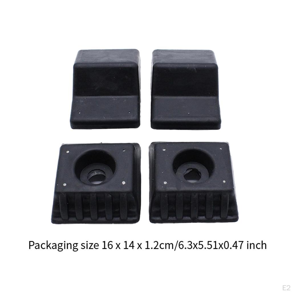 4 Pieces Trunk Accessories A1247580144 Compatible Black for E Class 124 Series Sturdy Supplies