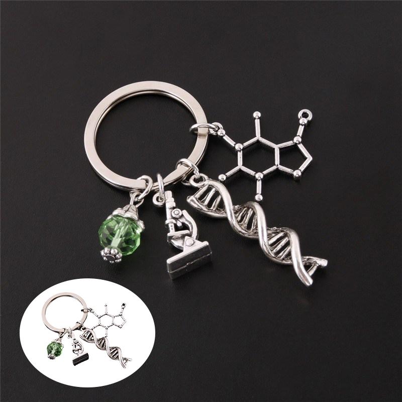 Доктор Брелок Микроскопы ДНК Брелки Наука Мода Анатомия Биология Биология Брелок Аксессуары