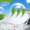 Universal Car Sunshade Flocking Version: Front Windshield Heat Insulation and Sun Protection