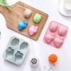Blue And Pink Human Heart And Brain Silicone Mold 3d Organ Shape Suitable For Diy Baking Cake Baking Utensils