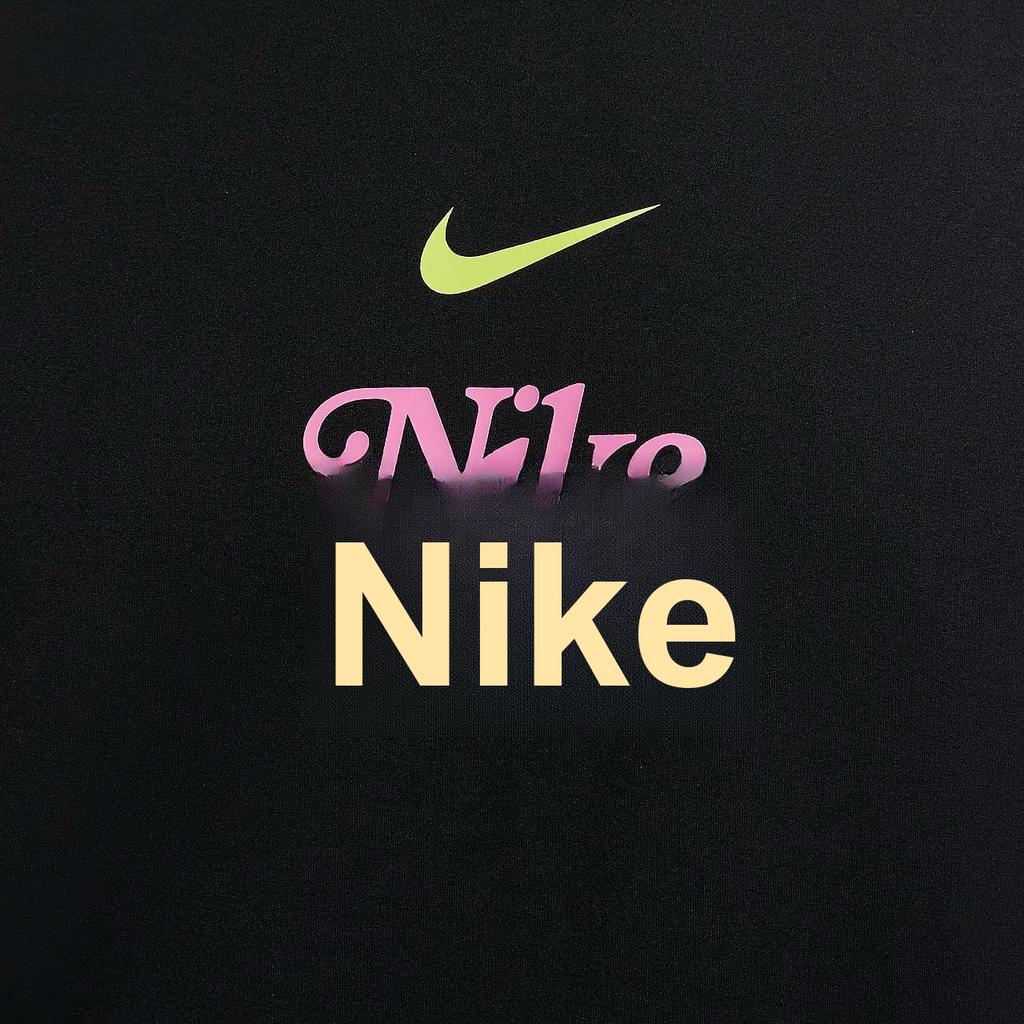 Nike Футболка Hyverse Dri-Fit Sun Protection Quick-Dry Soft Knit с коротким рукавом для мужчин, черная HM4459-010