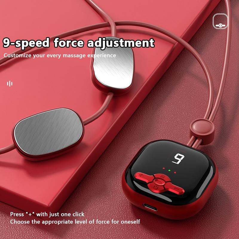 Умный протектор шеи шейный массажер портативный мини импульсный массажер для плеч шейный массаж компресс домашняя физиотерапия