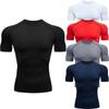 Compression Shirt Summer Men's T-Shirt White Short Sleeve Breathable Quick Dry Fitness Top Sports Long Sleeve Compression Shirt