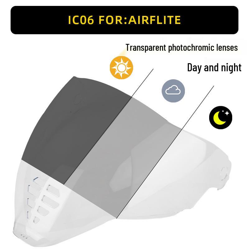 IC06 Визор Призрачное лицо для мотоциклетного шлема AIRFLITE
