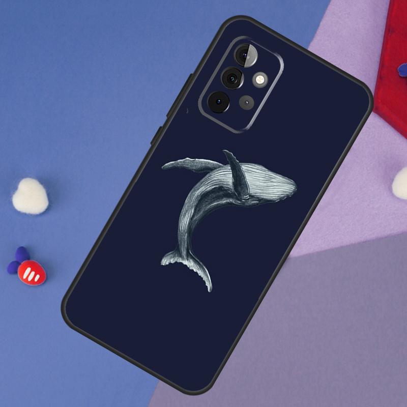 Кит Рыба Волна Море Чехол Для Samsung Galaxy A52 A53 A33 A13 A34 A54 A14 A35 A55 A15 A56 A36 A26 A16 A06 A22 A32