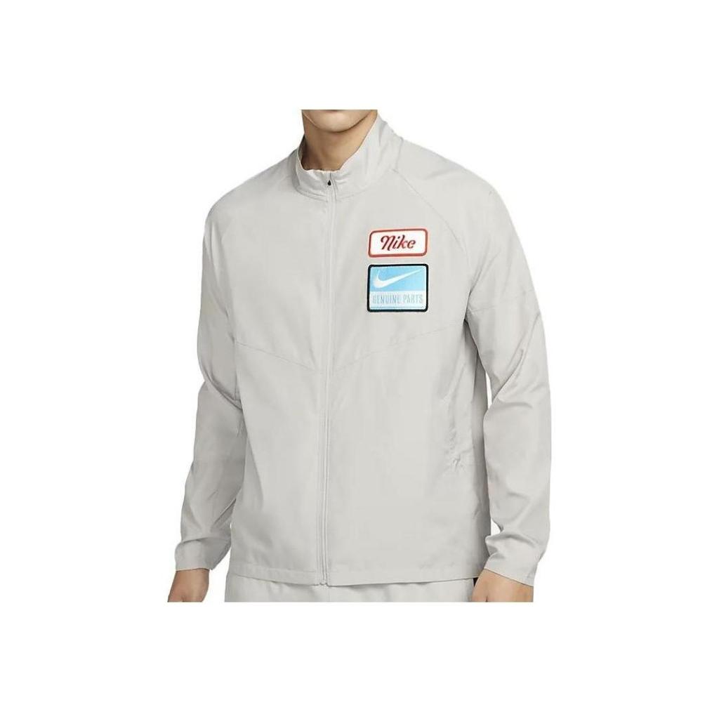 Nike Ветровка с логотипом Dri-Fit, мужская верхняя одежда, серая DV9820-012