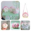 Cute And Cuddly Toby Peach Plushie Keychain Bag Accessory