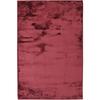 Extra-soft Living Room Rug Velvet Effect Dark Red 60x90