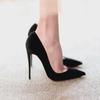 "2023 Spring & Fall Black 10cm Stilettos - Sexy European & American Style for Women"