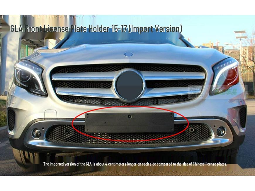 Крепление-держатель для переднего и заднего номерного знака Mercedes W156 GLA200/220/260