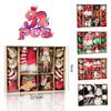 32pcs/set Christmas Tree Ornaments Set Electroplated Painted Hanging Decor for Xmas Birthday Wood Fabric PS Holiday Decoration