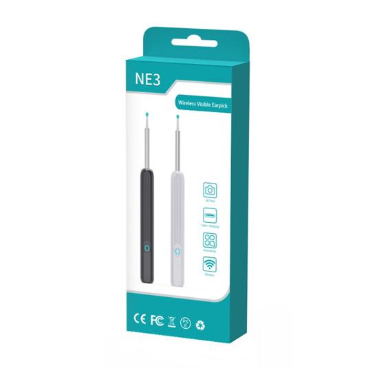 Беспроводная камера WiFi для удаления ушной серы, набор для чистки ушей, перезаряжаемый отоскоп, инструмент для удаления ушной серы