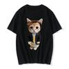 Men and Women's Funny Cat 3D Print Casual T-Shirt, Summer Harajuku T Shirts, Girl and Boy Fashion Clothes