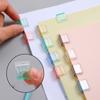 Multi-function Letter Paper Clip Candy Color Test Paper File Folder School Office