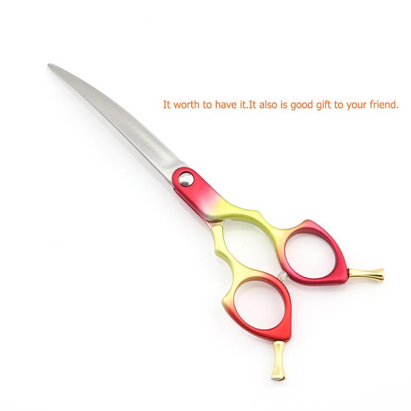 Professional Dog Grooming Scissors Curved Dog Grooming Shears Pet Scissors 6 Inch 6.5 Inch Cat Curved Scissors Super JP440C