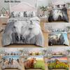 Horses 3D Printed Duvet Cover Set Twin Full Queen King Bedding Comforter Bedspread Soft Lightweight Quilt Duvet Cover Set