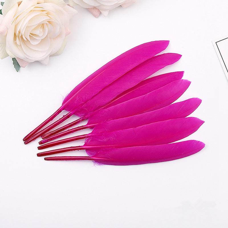 20/100pcs Duck Feathers DIY Feathers for Jewelry Making Plumes Earring Home Wedding Decoration Plumas Crafts Accessories 10-15CM