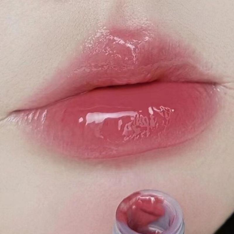 Серый тюбик Чистое Желание Водяной Блеск для Губ - Зеркальная Глазурь, Идеально подходит для Студентов и Повседневной Носки