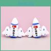 Small Space Astronaut Rocket Keychain Cute Girl Backpack Hanging Plush Doll
