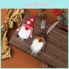 Santa Cartoon Claus Felt And Fork Covers For Christmas Room Decoration