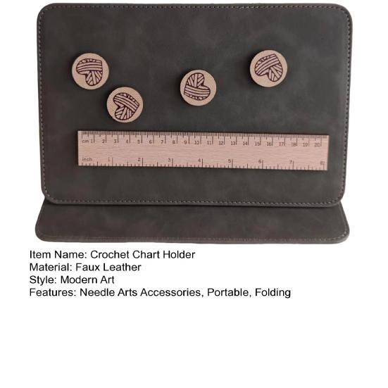 Магнитный держатель для схем вязания Yousheng, складной держатель для схем вязания крючком, доска для хранения схем для вышивки крестом, игольное искусство, инструменты для рукоделия, аксессуары