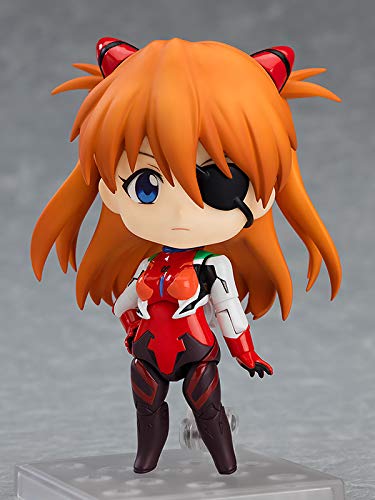 Nendoroid Evangelion Новая Театральная Версия Shikinami Asuka Langley Plug Suit Ver. Немасштабная окрашенная подвижная фигурка из АБС и ПВХ G12196